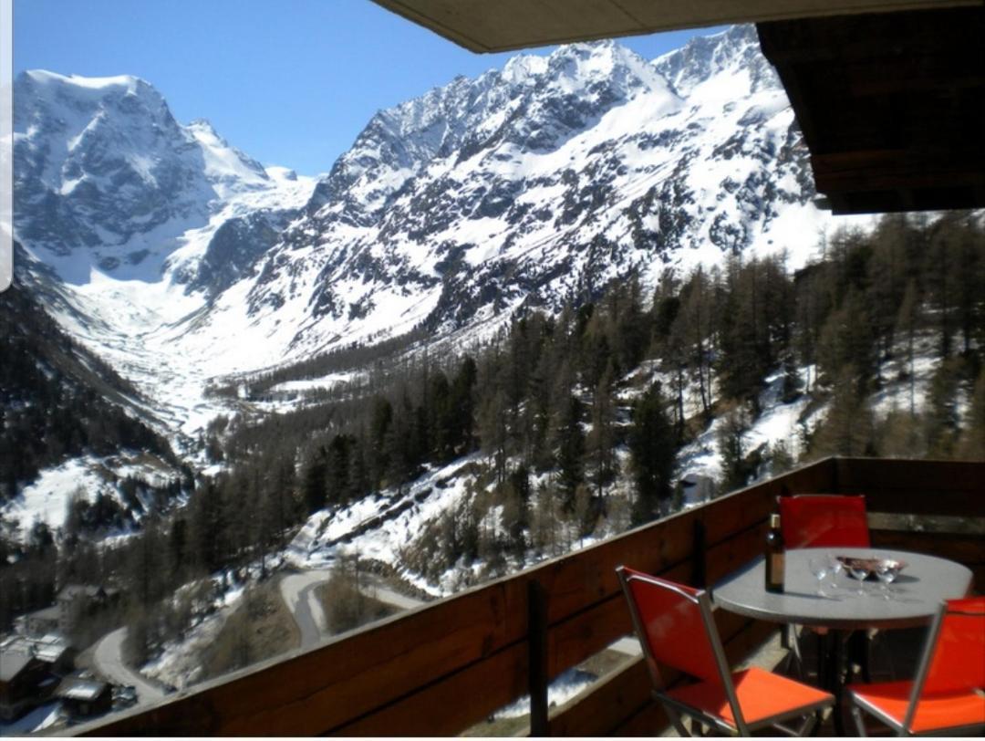 Le Panorama - Appartement 54 A Arolla Face Aux Montagnes A 150M Des Pistes Evolène المظهر الخارجي الصورة
